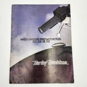 Harley-Davidson Street Motorcycles XLX XLH XR FXE 1983 Brochure
